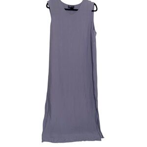 Finity Vintage Dress Womens Size 16 Linen Blend Maxi Coastal Lagenlook Lagum